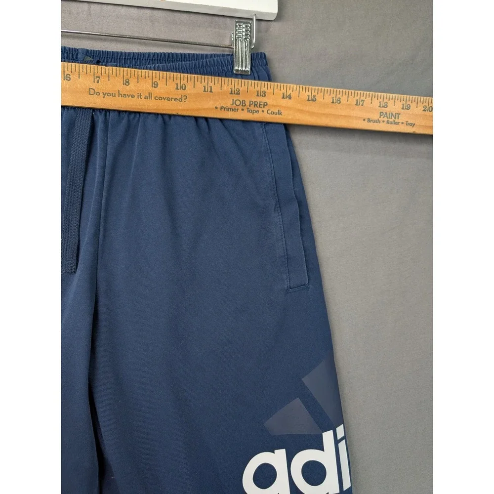 Adidas Mens Big Logo Jogger Sweatpants Navy Blue BK7410 Small